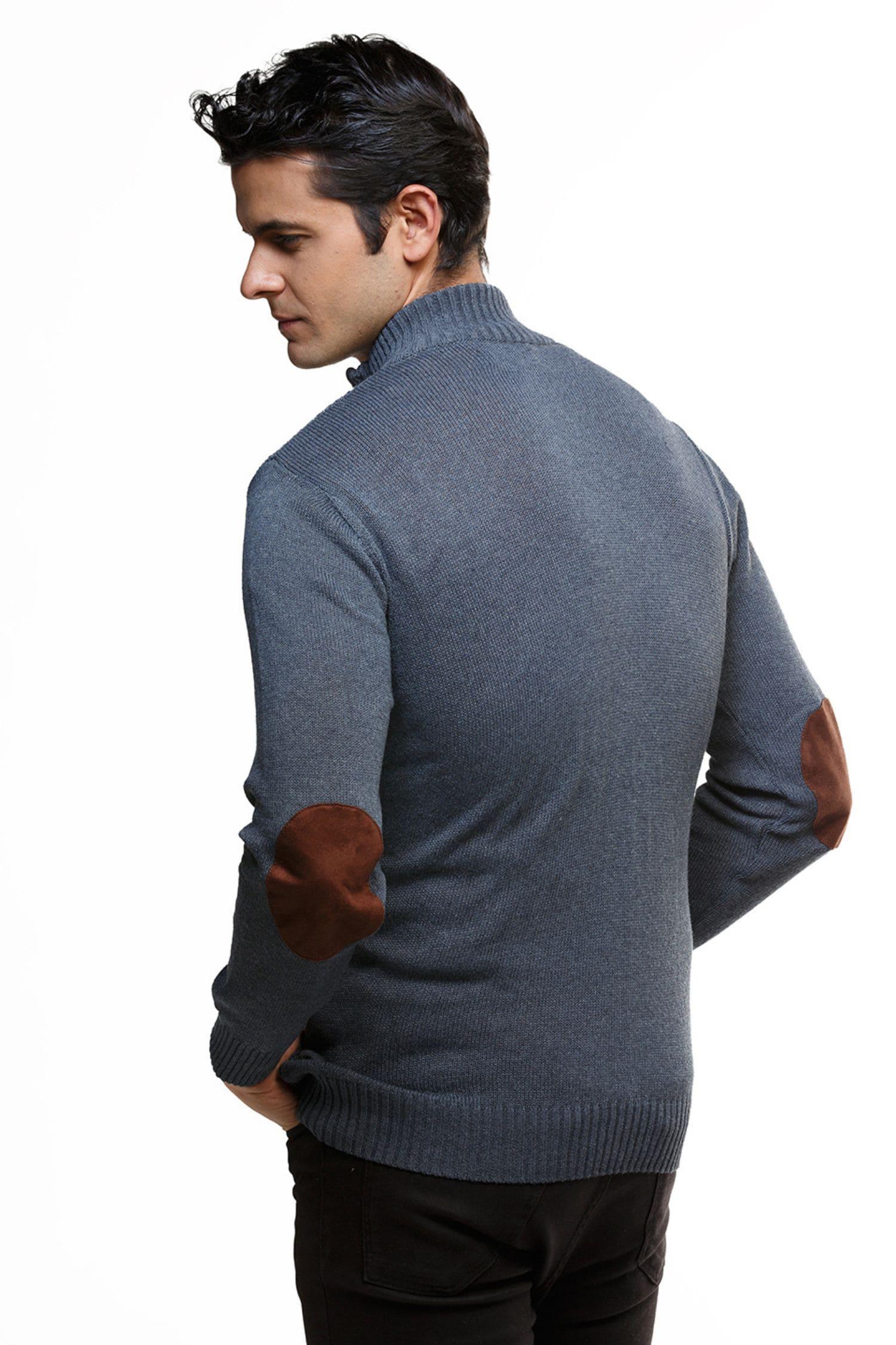 Suéter Tolú en algodón regenerado halfzip – Hombre